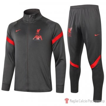 Tuta Da Track Giacca Liverpool 20-21 Grigio Tuta Da Track Giacca Liverpool 20-21 Grigio