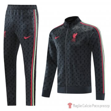 Tuta Da Track Giacca Liverpool 2021 Grigio