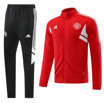 Tuta Da Track Giacca Manchester United 2022-23 Rosso