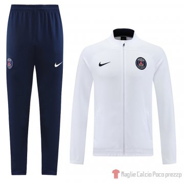 Tuta Da Track Giacca Paris Saint-germain 2022-23 Bianco Tuta Da Track Giacca Paris Saint-germain 2022-23 Bianco