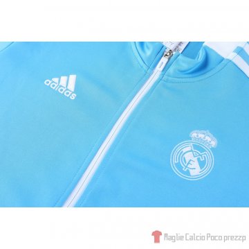 Tuta Da Track Giacca Real Madrid Bambino 21-22 Blu