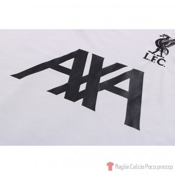 Tuta Da Track Liverpool Manica Corta 2022-23 Bianco - Pantalon Corto