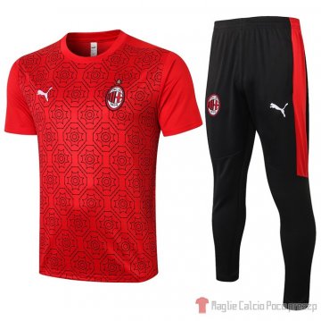 Tuta Da Track Milan Manica Corta 20-21 Rosso Tuta Da Track Milan Manica Corta 20-21 Rosso