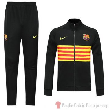 Tuta da Track Barcellona 2019/2020 Giallo e Nero Tuta da Track Barcellona 2019/2020 Giallo e Nero