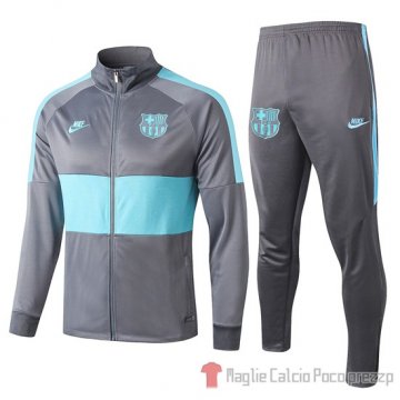 Tuta da Track Barcellona 2019/2020 Grigio e Verde Tuta da Track Barcellona 2019/2020 Grigio e Verde