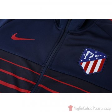 Tuta da Track Giacca Atletico Madrid 2020/2021 Blu e Rosso