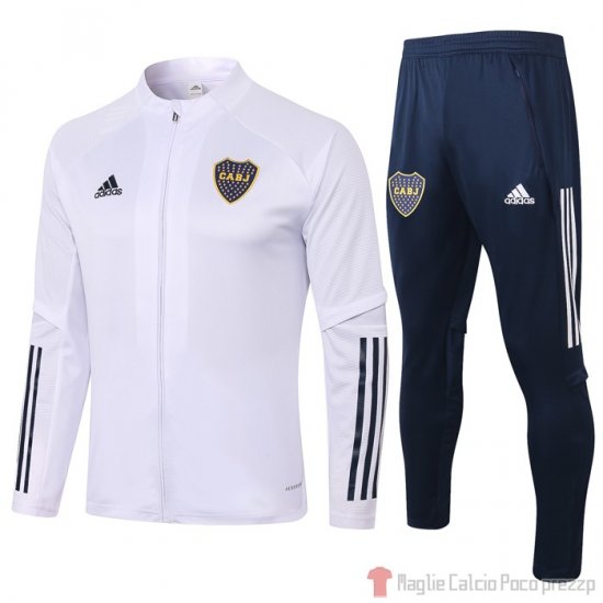 Tuta da Track Giacca Boca Juniors 2020/2021 Bianco - Clicca l'immagine per chiudere