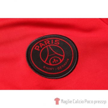 Tuta da Track Paris Saint-Germain Manica Corta 2019/2020 Rosso