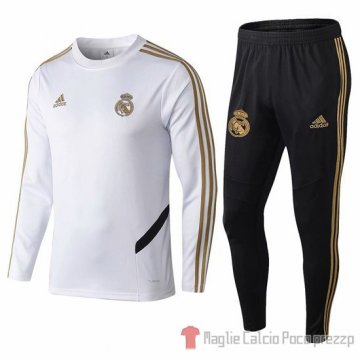 Tuta da Track Real Madrid 2019/2020 Bianco Tuta da Track Real Madrid 2019/2020 Bianco