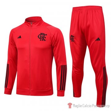 Giacca della Tuta Flamengo 23-24 Rojo Giacca della Tuta Flamengo 23-24 Rojo
