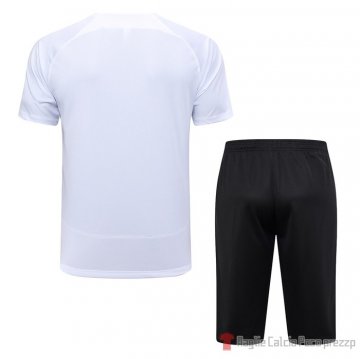 Tuta da Track Corinthians Manica Corta 23-24 Blanco - Pantalon Corto