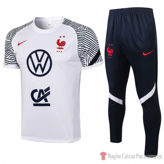 Tuta da Track Francia Manica Corta 21-22 Blanco - Clicca l'immagine per chiudere
