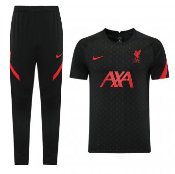 Tuta da Track Liverpool Manica Corta 21-22 Negro Tuta da Track Liverpool Manica Corta 21-22 Negro