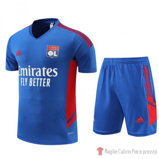 Chandal Del Lyon Manica Corta 22-23 Azul - Pantalon Corto - Clicca l'immagine per chiudere