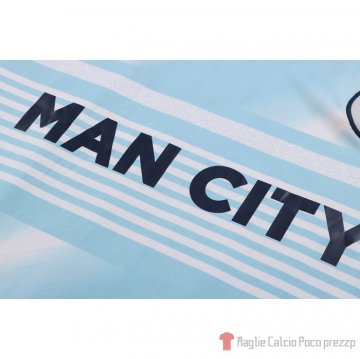Tuta da track Manchester City Manica Corta 2022 Azul