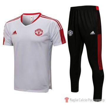 Tutal Manchester United Manica Corta 21-22 Blanco Tutal Manchester United Manica Corta 21-22 Blanco