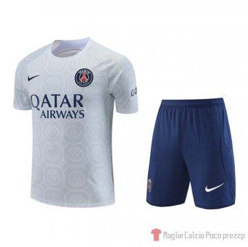 Chandal Del Paris Saint-germain Manica Corta 2022-2023 Gris - Pantalon Corto