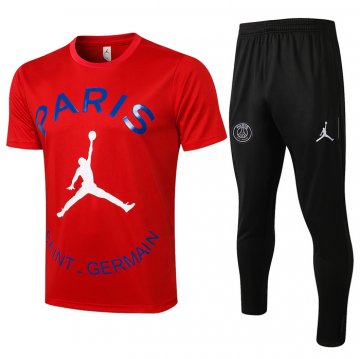 Tuta da Track Paris Saint-germain Manica Corta 21-22 Rojo Tuta da Track Paris Saint-germain Manica Corta 21-22 Rojo