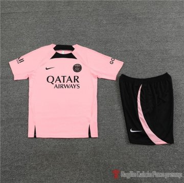 Chandal Del Paris Saint-germain Manica Corta 22-23 Rosa - Pantalon Corto