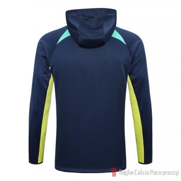 Chaqueta Con Capucha Del Brasil 22-23 Azul