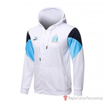 Giacca Olympique Marsella 2021-22 Blanco Giacca Olympique Marsella 2021-22 Blanco