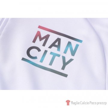 Tuta Da Track Felpa Manchester City 21-22 Blanco