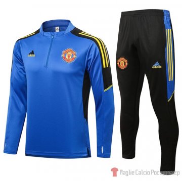 Tuta Da Track Felpa Manchester United 21-22 Azul