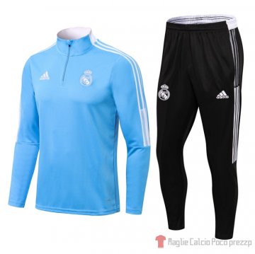 Tuta Da Track Felpa Real Madrid 2021-22 Azul