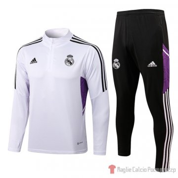 Felpa Della Tuta Real Madrid 2022-23 Blanco Felpa Della Tuta Real Madrid 2022-23 Blanco