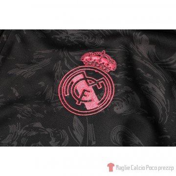 Tuta Da Track Felpa Real Madrid Bambino 21-22 Negro