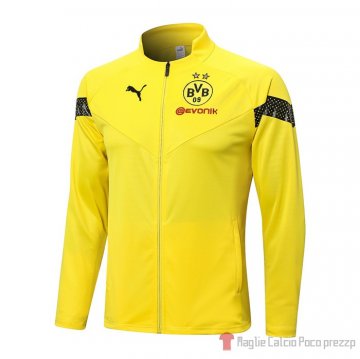 Giacca Borussia Dortmund 22-23 Amarillo Y Negro