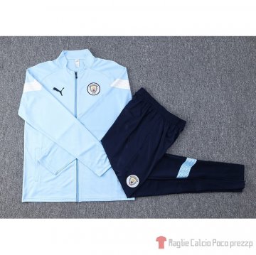 Giacca Della Tuta Manchester City 2022-2023 Azul Claro