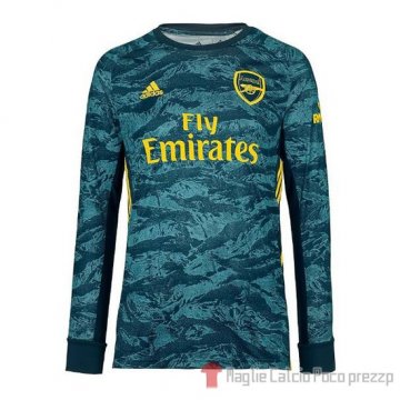 Maglia Arsenal Portiere Manica Lunga 2019/2020 Verde Maglia Arsenal Portiere Manica Lunga 2019/2020 Verde