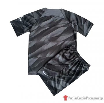 Maglia Atletico Madrid Portiere Bambino 23-24 Negro