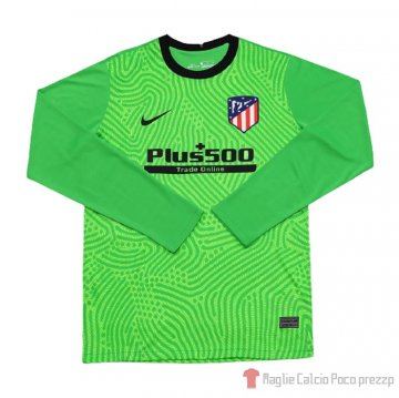 Maglia Atletico Madrid Portiere Manica Lunga 20-21 Verde Maglia Atletico Madrid Portiere Manica Lunga 20-21 Verde