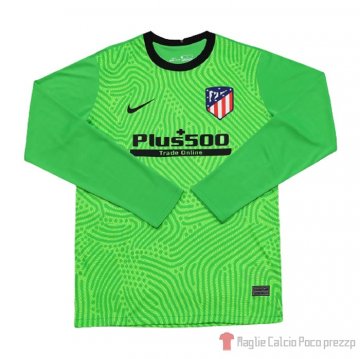 Maglia Atletico Madrid Portiere Manica Lunga 20-21 Verde