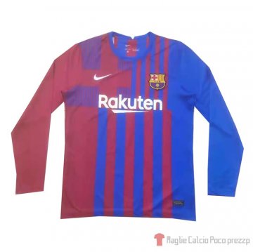 Maglia Barcellona Home Maniche Lunghe 21-22 Maglia Barcellona Home Maniche Lunghe 21-22