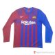 Maglia Barcellona Home Maniche Lunghe 21-22