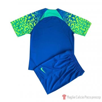 Maglia Brasil Away Bambino 2022