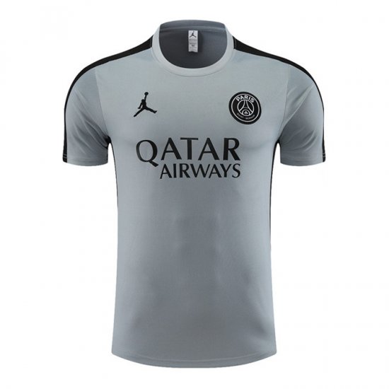 Maglia De Allenamento Paris Saint-germain Jordan 23-24 Gris - Clicca l'immagine per chiudere