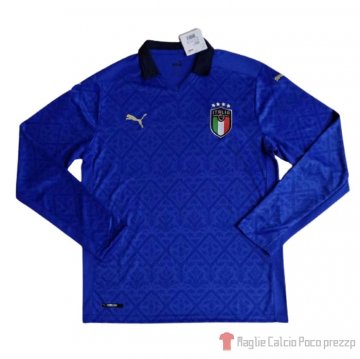 Maglia Italia Home Maniche Lunghe 20-21 Maglia Italia Home Maniche Lunghe 20-21