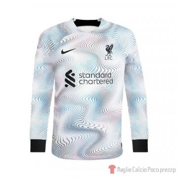 Maglia Liverpool Away Maniche Lunghe 22-23 Maglia Liverpool Away Maniche Lunghe 22-23