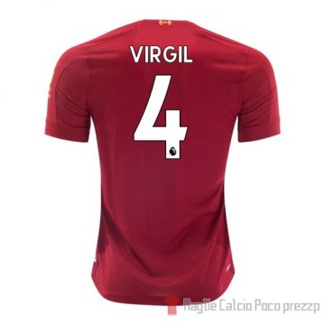 Maglia Liverpool Giocatore Virgil Home 2019/2020 Maglia Liverpool Giocatore Virgil Home 2019/2020
