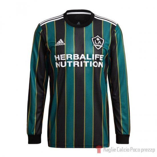 Maglia Los Angeles Galaxy Away Maniche Lunghe 2021 - Clicca l'immagine per chiudere