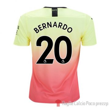 Maglia Manchester City Giocatore Bernardo Terza 2019/2020 Maglia Manchester City Giocatore Bernardo Terza 2019/2020