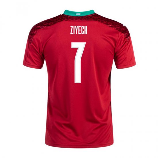 Maglia Marocco Giocatore Ziyech Home 20-21 - Clicca l'immagine per chiudere