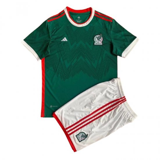 Maglia Messico Home Bambino 2022 - Clicca l'immagine per chiudere