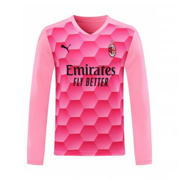 Maglia Milan Portiere Manica Lunga 20-21 Rosa