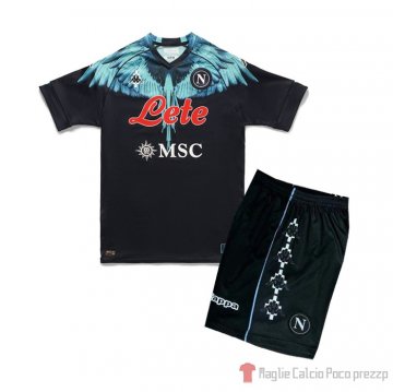 Maglia Napoli Portiere Kappa X Marcelo Burlon Bambino 2021 Maglia Napoli Portiere Kappa X Marcelo Burlon Bambino 2021