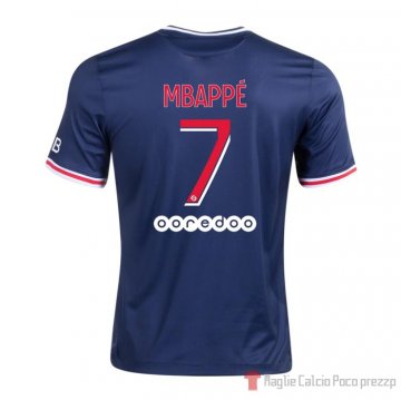 Maglia Paris Saint-germain Giocatore Mbappe Home 20-21